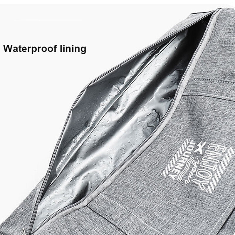 Geantă de călătorie pliabilă la modă pentru femei, Oxford, pentru weekend, genți de noapte, bagaje de mână de capacitate mare, accesorii pentru borcană