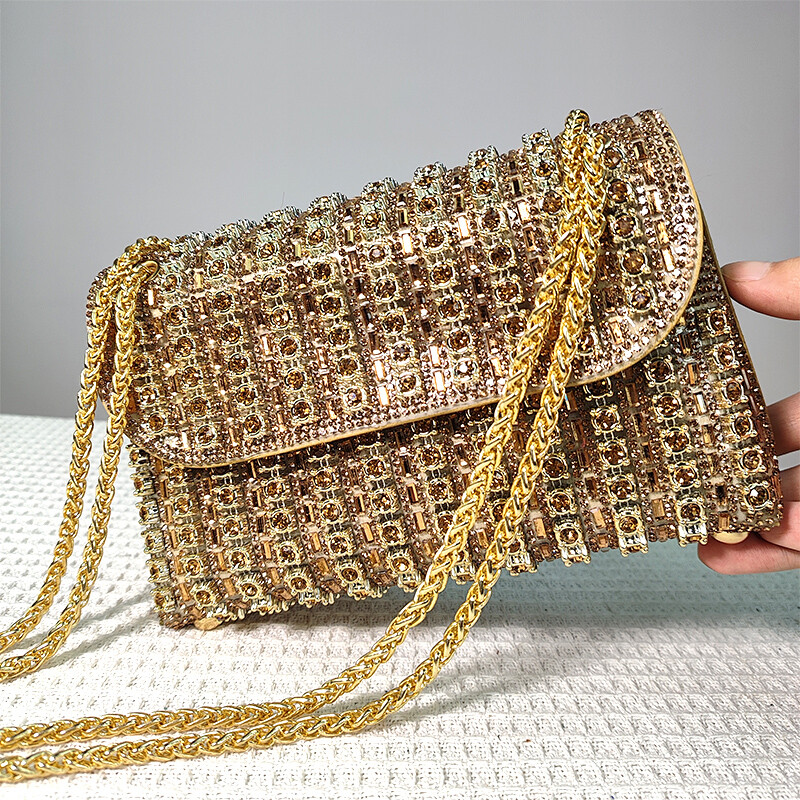 JIOMAY krāšņi maki sievietēm Luksusa dizaineru somas Dimanta plecu soma Sieviešu ballīšu soma Pārnēsājama kurjera soma zelta soma