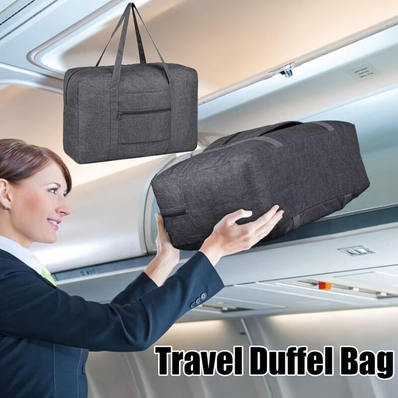 Geantă de călătorie nouă, pliabilă, pliabilă, convenabilă, pentru bagaje de mână, pentru femei și bărbați