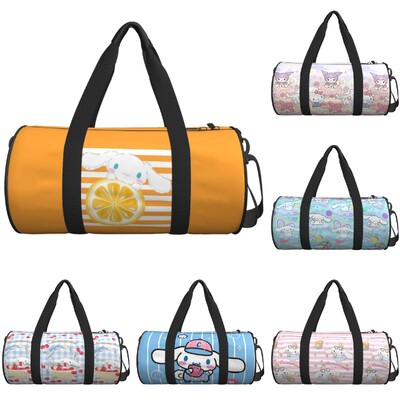 Putna torba Cinnamoroll Kawaii Cartoon Gym Bag Oxford Sportske torbe Velika dizajnerska torba za trening Slatka muška torba za fitness