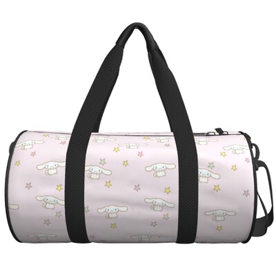 Ceļojumu soma Cinnamoroll Kawaii karikatūra sporta soma Oksfordas sporta somas liela treniņu dizaina rokassomiņa Jauka fitnesa soma vīriešiem