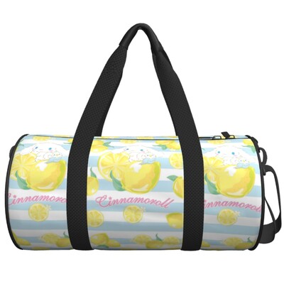 Ceļojumu soma Cinnamoroll Kawaii karikatūra sporta soma Oksfordas sporta somas liela treniņu dizaina rokassomiņa Jauka fitnesa soma vīriešiem