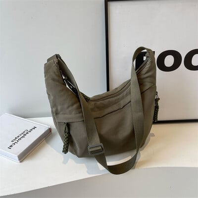 Ženske ležerne torbe preko ramena Najlonska tkanina s više džepova Torba za skitnice velikog kapaciteta Ljeto 2024 Najnovija modna kurirska torba