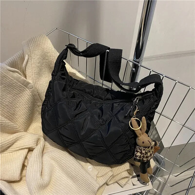 Izšūšanas Crossbody Somas sievietēm Lielas ietilpības rokassomas Plecu soma Sieviešu Populāra Mode Hobos Shopper Bag Sac