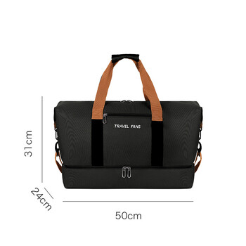 Ανδρική τσάντα Duffle Travel Nylon Αδιάβροχη αθλητική τσάντα γυμναστικής για γυναίκες Τσάντα αποσκευών μεγάλης χωρητικότητας