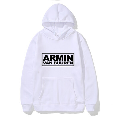 2024 Нов мъжки пуловер с качулка ARMIN VAN BUUREN Спортни памучни поларени мъжки пуловери Хип-хоп суичъри Мъжки качулка Ежедневно облекло