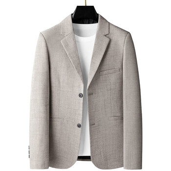 New Spring Man Thin Blazers Suits Jackets Solid Business Casual Suits Παλτό Μόδα Ανδρικά Slim Blazers Μπουφάν Ανδρικά Ρούχα 4XL