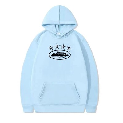 Pulover cu glugă pentru studenți, jachetă largi, brand de modă, închisoare diavolului, top multifuncțional, toamnă și iarnă 2024