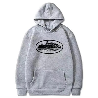 Pulover cu glugă pentru studenți, jachetă largi, brand de modă, închisoare diavolului, top multifuncțional, toamnă și iarnă 2024