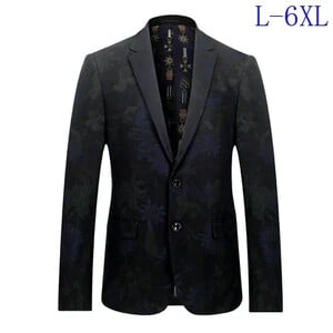 Naujas aukštos kokybės ypač didelis nutukęs vyriškas, gėlėtas kostiumas, švarkas, prabangus švarkas, didelis vyriškas prekės ženklo plius dydis M-4XL5XL 6XL