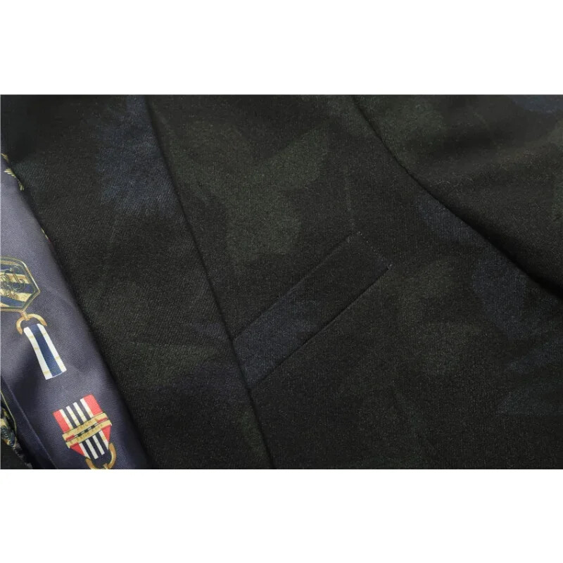 Naujas aukštos kokybės ypač didelis nutukęs vyriškas, gėlėtas kostiumas, švarkas, prabangus švarkas, didelis vyriškas prekės ženklo plius dydis M-4XL5XL 6XL