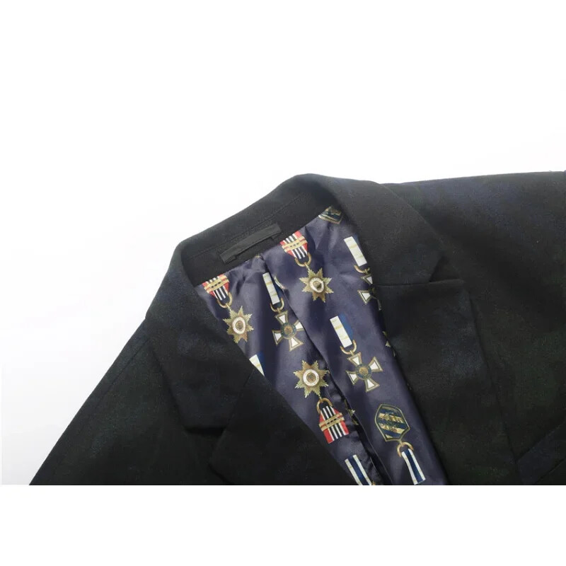 Naujas aukštos kokybės ypač didelis nutukęs vyriškas, gėlėtas kostiumas, švarkas, prabangus švarkas, didelis vyriškas prekės ženklo plius dydis M-4XL5XL 6XL