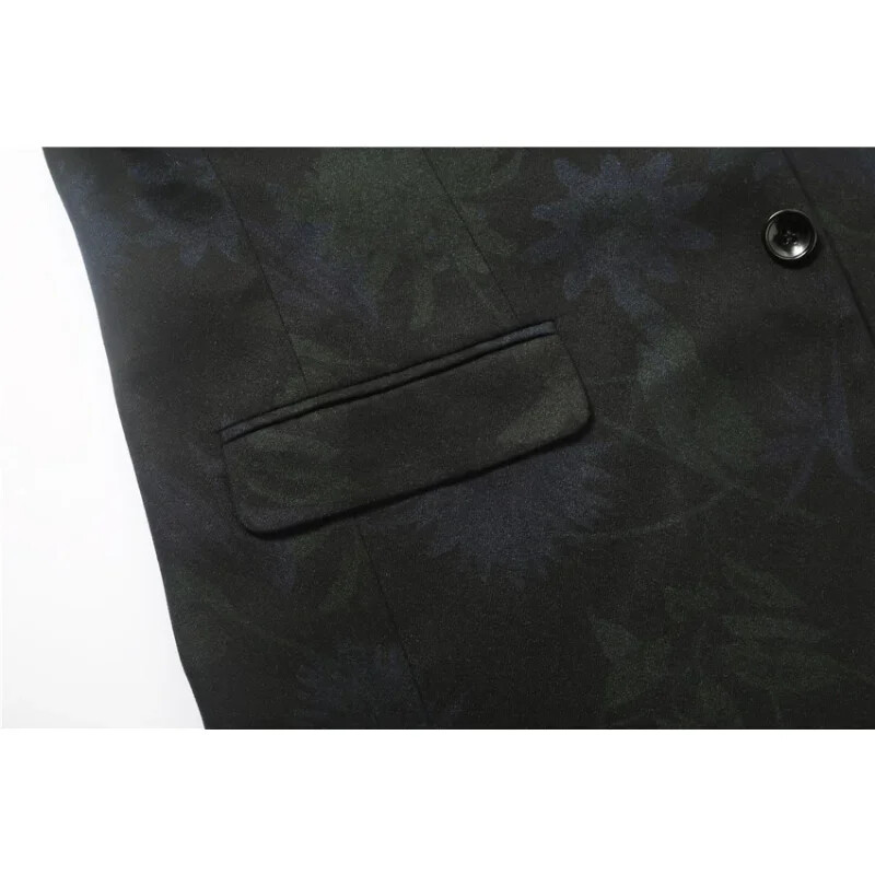 Naujas aukštos kokybės ypač didelis nutukęs vyriškas, gėlėtas kostiumas, švarkas, prabangus švarkas, didelis vyriškas prekės ženklo plius dydis M-4XL5XL 6XL