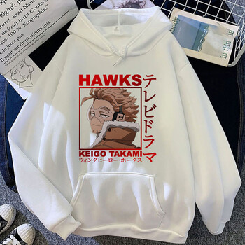 Качулки с щампи с аниме Hawks Мъжки/дамски суичъри Ежедневни суичъри с качулка Персонален пуловер Анимация Спортен стил Корейска двойка