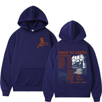 Kpop Band Wave To Earth Cat 0.03 World Tour Hoodies Ανδρικά γυναικεία ρούχα Μόδα Αισθητική φούτερ Casual Fleece Cozy Hoodie