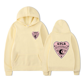 Sam and Colby XPLR Ouija Hoodie βαμβακερό φούτερ Γυναικείο ανδρικό μακρυμάνικο πουλόβερ ρούχα Χειμερινά ζεστά μπλουζάκια streetwear