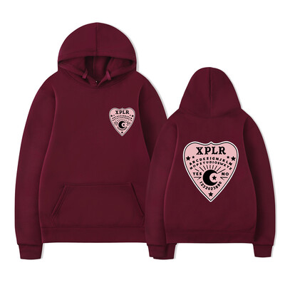 Sam and Colby XPLR Ouija Hoodie Pamučna majica s kapuljačom Žene Muškarci Modni puloveri dugih rukava Odjeća Zimske tople ulične majice