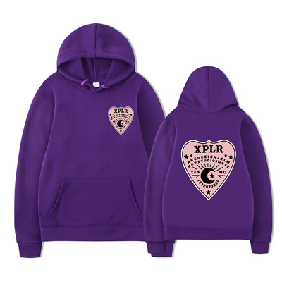 Sam and Colby XPLR Ouija Hoodie Pamučna majica s kapuljačom Žene Muškarci Modni puloveri dugih rukava Odjeća Zimske tople ulične majice