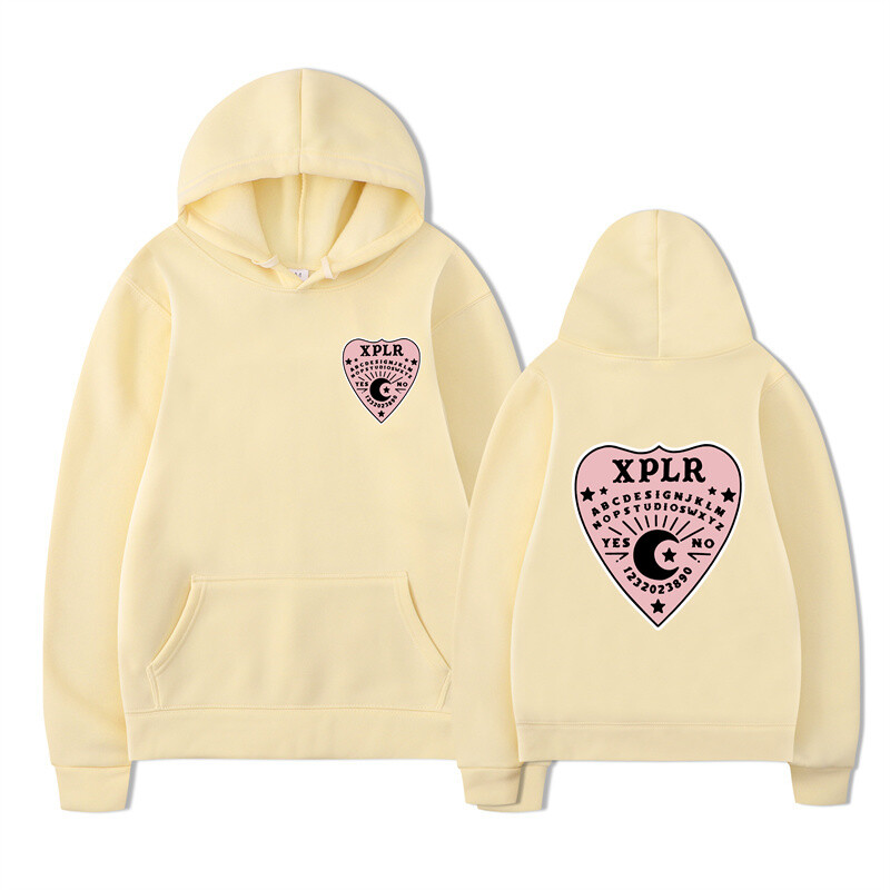 Sam and Colby XPLR Ouija Hoodie Pamučna majica s kapuljačom Žene Muškarci Modni puloveri dugih rukava Odjeća Zimske tople ulične majice