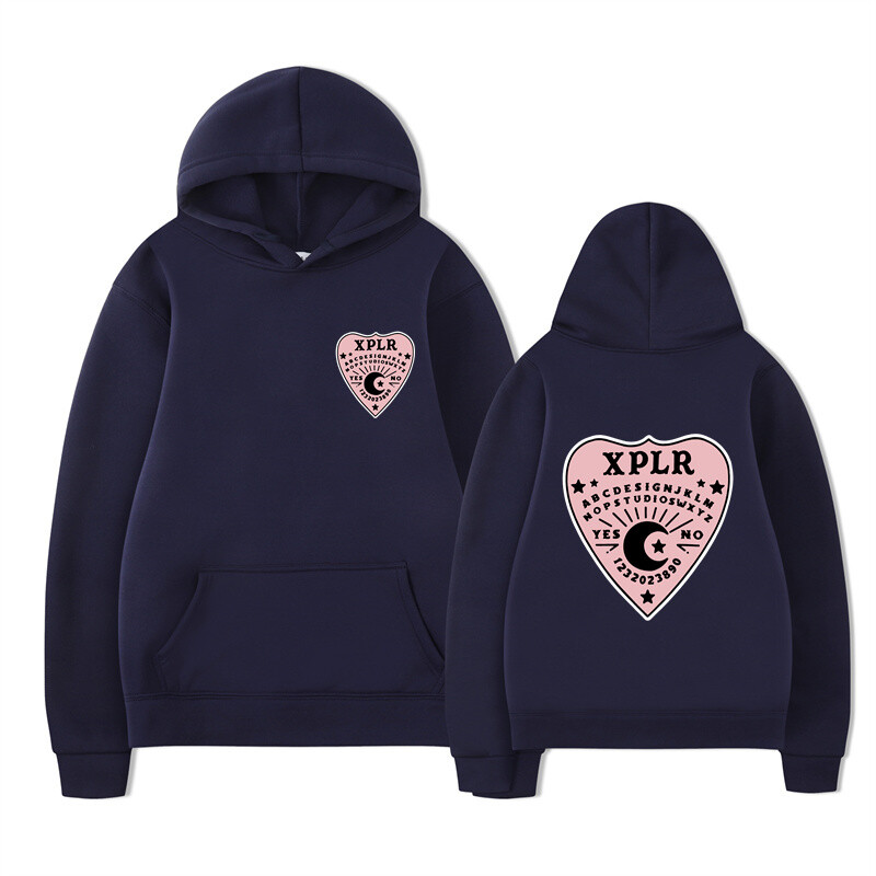 Sam and Colby XPLR Ouija Hoodie Pamučna majica s kapuljačom Žene Muškarci Modni puloveri dugih rukava Odjeća Zimske tople ulične majice