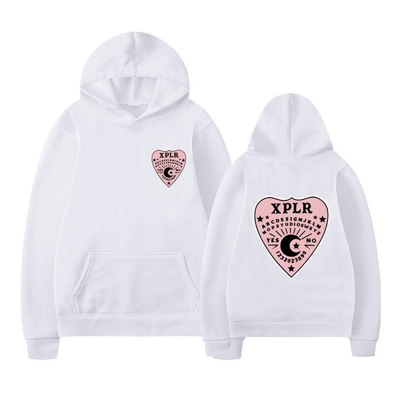 Sam and Colby XPLR Ouija Hoodie Pamučna majica s kapuljačom Žene Muškarci Modni puloveri dugih rukava Odjeća Zimske tople ulične majice