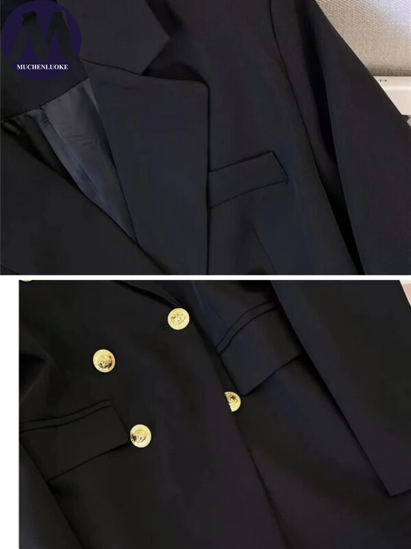 Sieviešu mētelis, 2023. gada pavasara rudens, jauns korejiešu modes Slim Fit temperamenta žakete mēteļi, ikdienas augstas klases brīvi sieviešu bleizeri