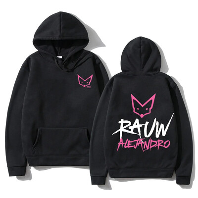 Muška_Ženska odjeća Rapper Rauw Alejandro Saturno Hoodies dugih rukava Ležerna majica s kapuljačom od flisa Sudadera Ropa Hombre Unisex