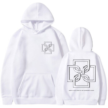 Ράπερ Duki Ameri Tour 2024 Hoodie Ανδρικά Γυναικεία Μόδα Hip Hop Άλμπουμ Vintage Φούτερ με κουκούλα Πουλόβερ με κουκούλα φλις μεγάλου μεγέθους