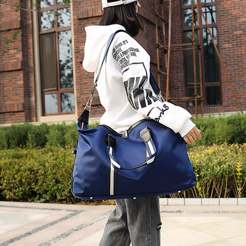 REREKAXI Geantă de călătorie pentru bărbați de mare capacitate, pentru femei, pentru bagaj de mână din nailon, impermeabilă, genți multifuncționale de călătorie cuburi de ambalare