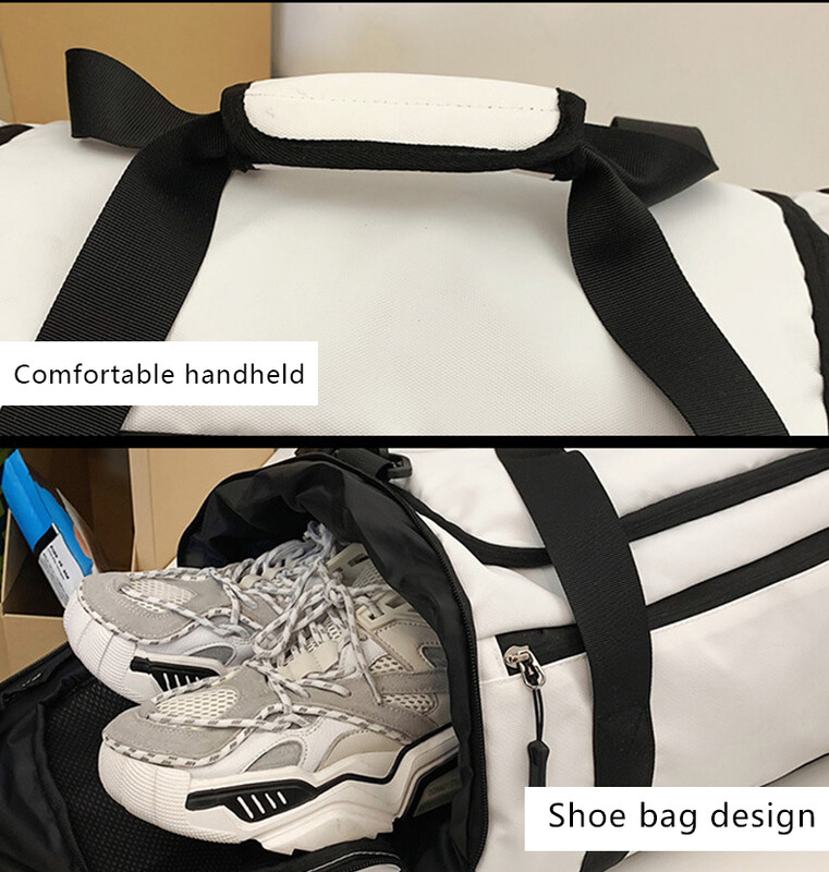 Ceļojumu soma ar logotipu Lielas ietilpības neliela attāluma bagāžas soma ar drukātu nosaukumu Pielāgota fitnesa soma Sporta treniņu soma DIY