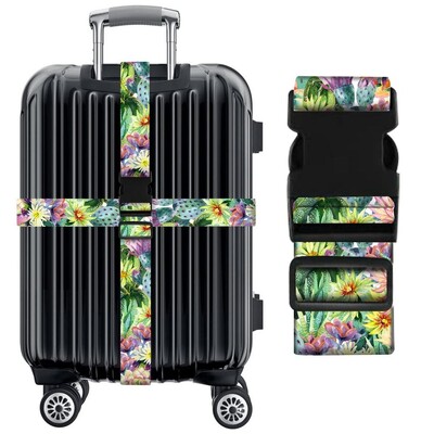 Cataramă pentru bagaje antifurt Cureaua încrucișată Împachetare reglabilă Ambalare Cureaua pentru bagaje Cureaua încrucișată Curele pentru valiză Piese pentru geantă Accesorii