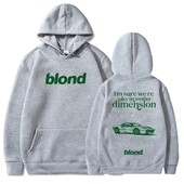 Hanorac Frank Ocean Blonde Album Frank Ocean White Ferrari Muzică pentru damă Harajuku Hanorac cu mânecă lungă unisex