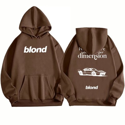Hanorac Frank Ocean Blonde Album Frank Ocean White Ferrari Muzică pentru damă Harajuku Hanorac cu mânecă lungă unisex
