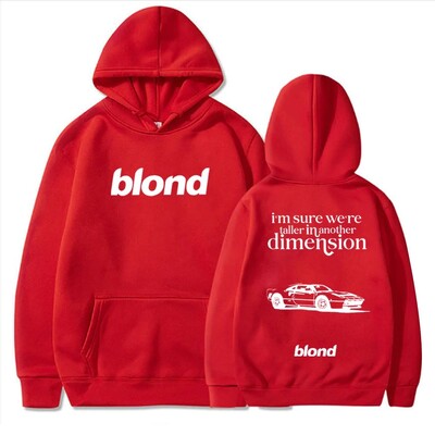 Hanorac Frank Ocean Blonde Album Frank Ocean White Ferrari Muzică pentru damă Harajuku Hanorac cu mânecă lungă unisex