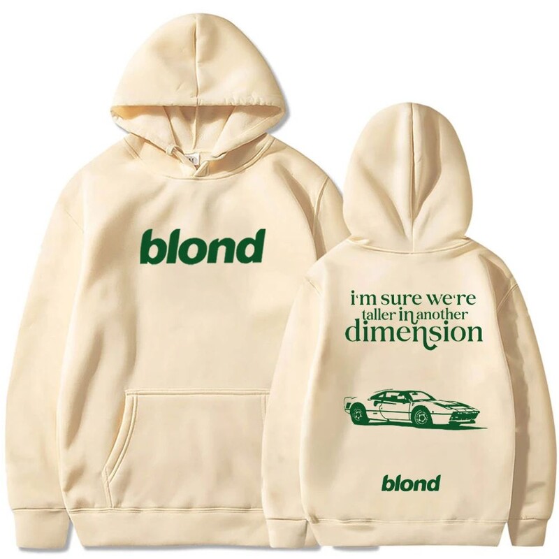 Hanorac Frank Ocean Blonde Album Frank Ocean White Ferrari Muzică pentru damă Harajuku Hanorac cu mânecă lungă unisex