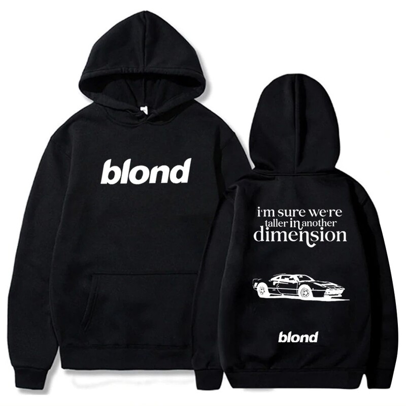 Hanorac Frank Ocean Blonde Album Frank Ocean White Ferrari Muzică pentru damă Harajuku Hanorac cu mânecă lungă unisex