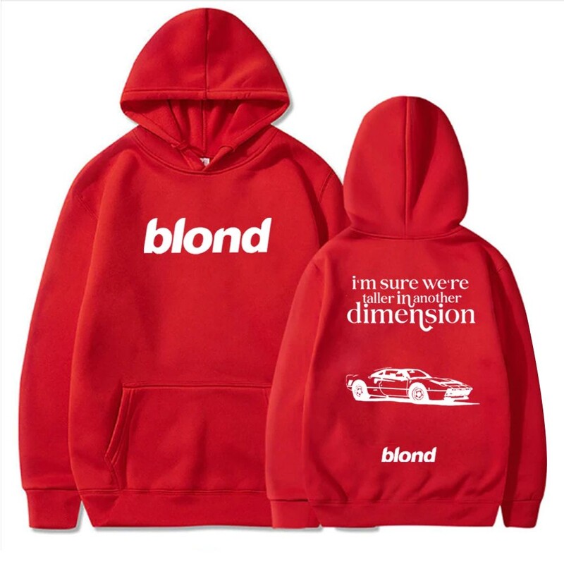 Hanorac Frank Ocean Blonde Album Frank Ocean White Ferrari Muzică pentru damă Harajuku Hanorac cu mânecă lungă unisex