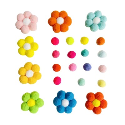 Šarene privjeske za Bogg torbe Uradi sam gumena torba za plažu Dodaci za torbe za plažu Privjesci Cvijeće i biseri Pom Pom rese za Bogg torbu