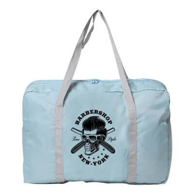 Geantă de călătorie cu imprimeu craniu Geantă unisex de mare capacitate Bagaj Genți de mână impermeabile pentru femei Depozitare haine Genți de călătorie pliabile din nailon