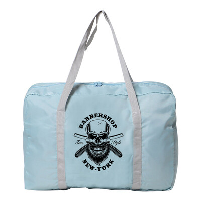 Geantă de călătorie cu imprimeu craniu Geantă unisex de mare capacitate Bagaj Genți de mână impermeabile pentru femei Depozitare haine Genți de călătorie pliabile din nailon