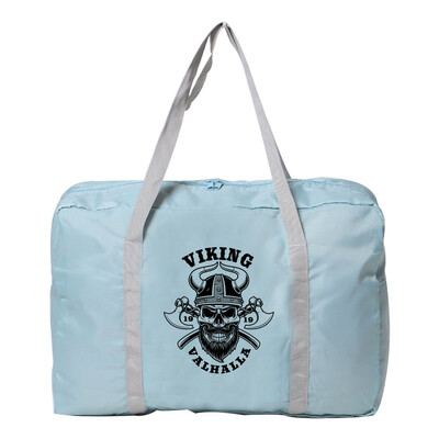 Geantă de călătorie cu imprimeu craniu Geantă unisex de mare capacitate Bagaj Genți de mână impermeabile pentru femei Depozitare haine Genți de călătorie pliabile din nailon