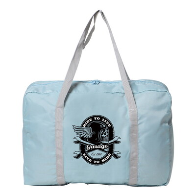 Geantă de călătorie cu imprimeu craniu Geantă unisex de mare capacitate Bagaj Genți de mână impermeabile pentru femei Depozitare haine Genți de călătorie pliabile din nailon