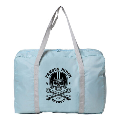 Geantă de călătorie cu imprimeu craniu Geantă unisex de mare capacitate Bagaj Genți de mână impermeabile pentru femei Depozitare haine Genți de călătorie pliabile din nailon