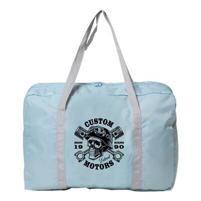 Geantă de călătorie cu imprimeu craniu Geantă unisex de mare capacitate Bagaj Genți de mână impermeabile pentru femei Depozitare haine Genți de călătorie pliabile din nailon