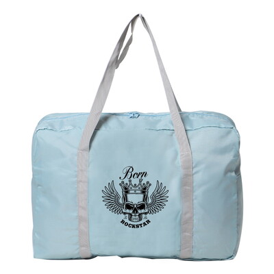 Geantă de călătorie cu imprimeu craniu Geantă unisex de mare capacitate Bagaj Genți de mână impermeabile pentru femei Depozitare haine Genți de călătorie pliabile din nailon