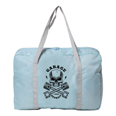 Geantă de călătorie cu imprimeu craniu Geantă unisex de mare capacitate Bagaj Genți de mână impermeabile pentru femei Depozitare haine Genți de călătorie pliabile din nailon