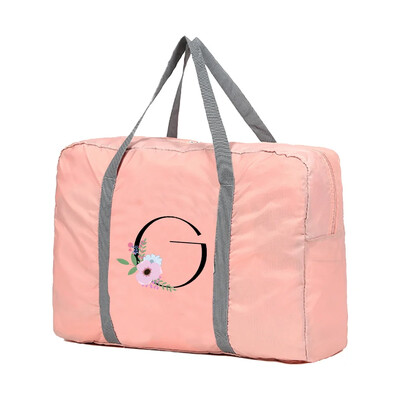 Genți de voiaj Genți de mână unisex Genți de sortare a bagajelor 2024 Geantă de mână cu flori și model negru Geanta de mare capacitate Organizator de bagaje