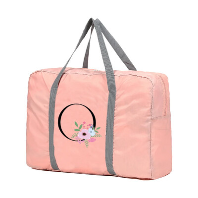 Genți de voiaj Genți de mână unisex Genți de sortare a bagajelor 2024 Geantă de mână cu flori și model negru Geanta de mare capacitate Organizator de bagaje