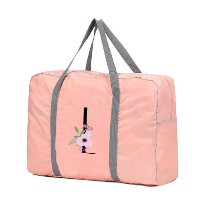 Genți de voiaj Genți de mână unisex Genți de sortare a bagajelor 2024 Geantă de mână cu flori și model negru Geanta de mare capacitate Organizator de bagaje