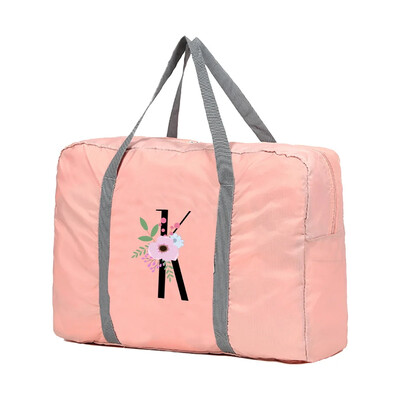 Genți de voiaj Genți de mână unisex Genți de sortare a bagajelor 2024 Geantă de mână cu flori și model negru Geanta de mare capacitate Organizator de bagaje